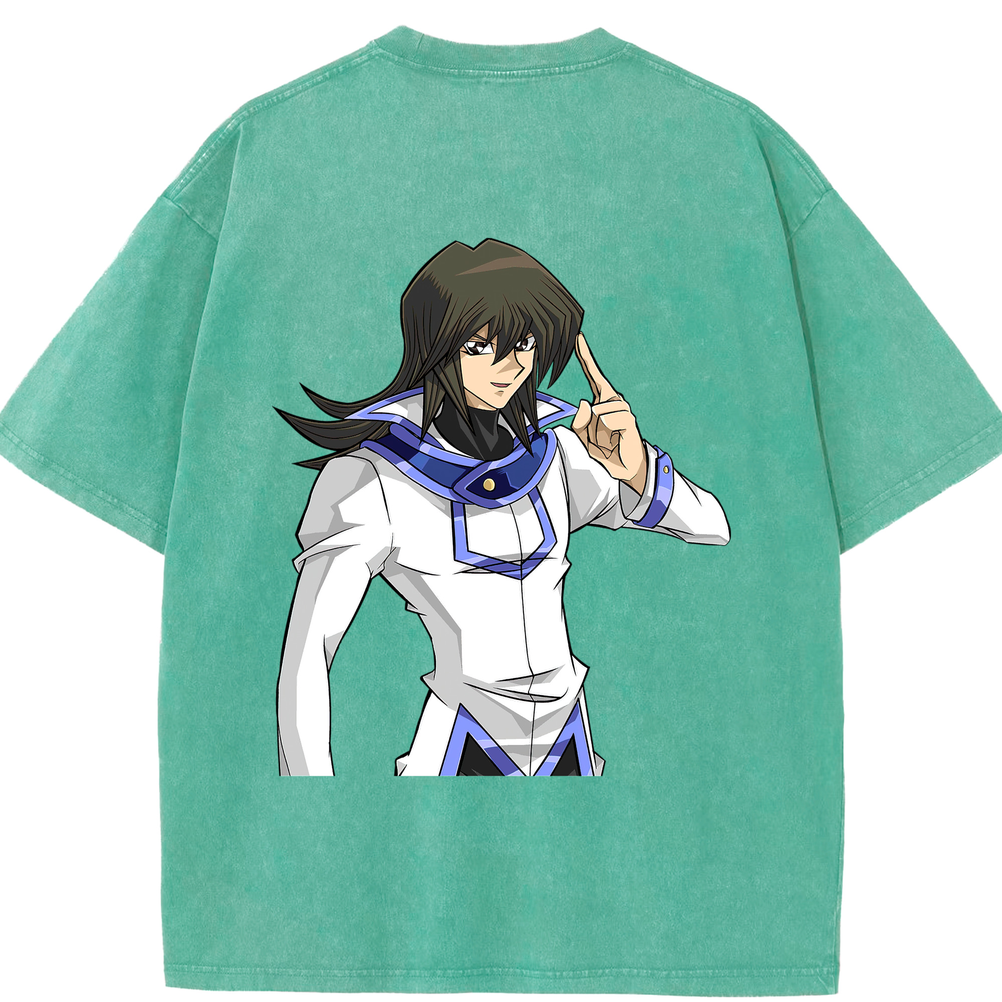 （画像用） 遊☆戯☆王 Yu-Gi-Oh! 綿100% ヴィンテージ風 半袖Tシャツ（背面プリント）